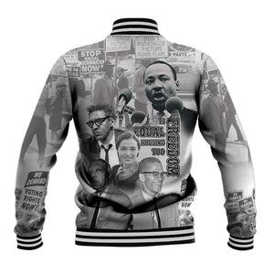 African-American History Month Baseball Jacket Civil Rights Leaders