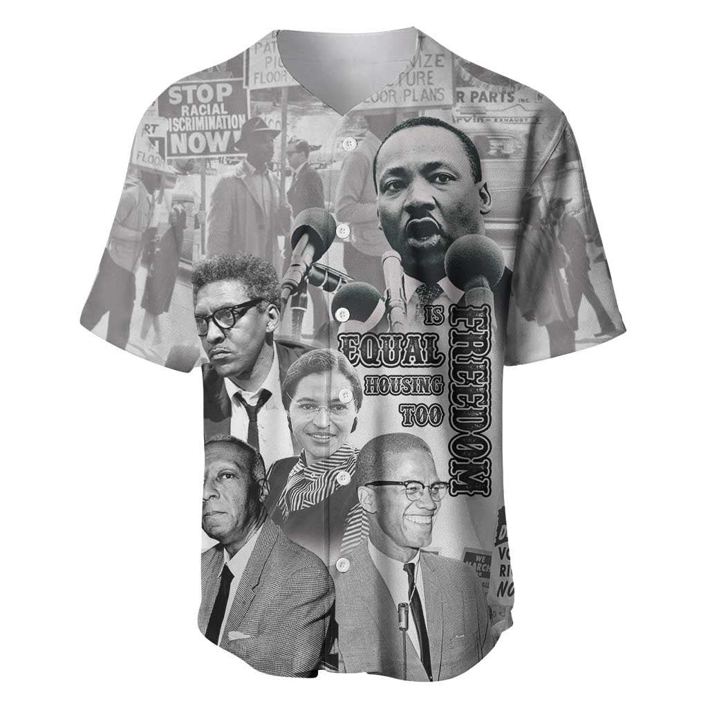 African-American History Month Baseball Jersey Civil Rights Leaders