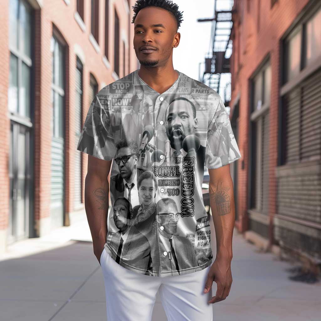 African-American History Month Baseball Jersey Civil Rights Leaders