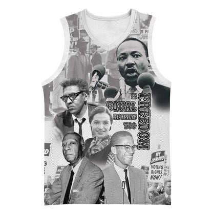 African-American History Month Basketball Jersey Civil Rights Leaders - African Pride