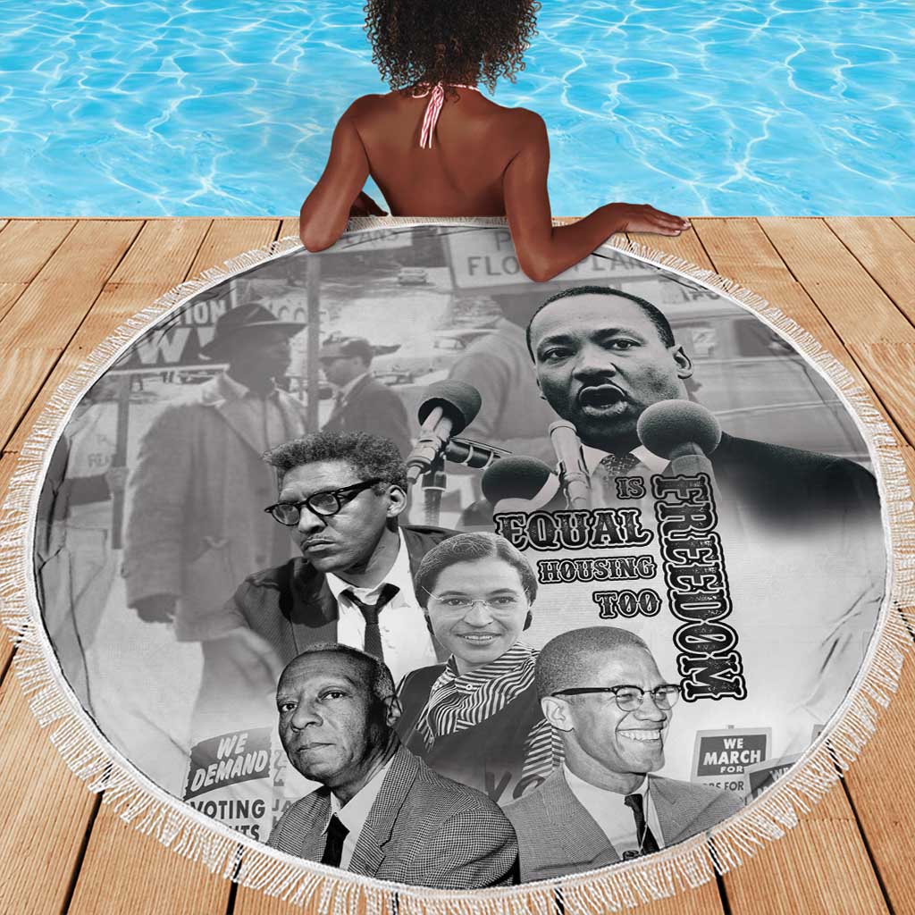 African-American History Month Beach Blanket Civil Rights Leaders