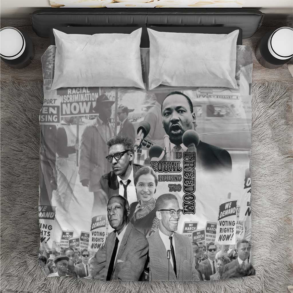 African-American History Month Bedding Set Civil Rights Leaders