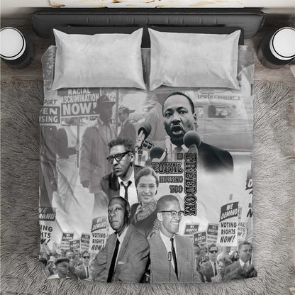 African-American History Month Bedding Set Civil Rights Leaders