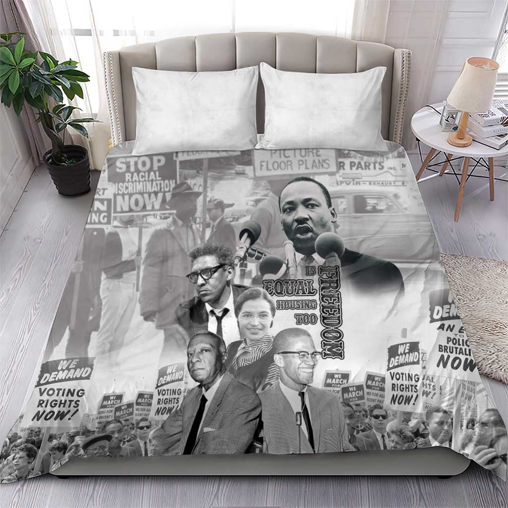 African-American History Month Bedding Set Civil Rights Leaders