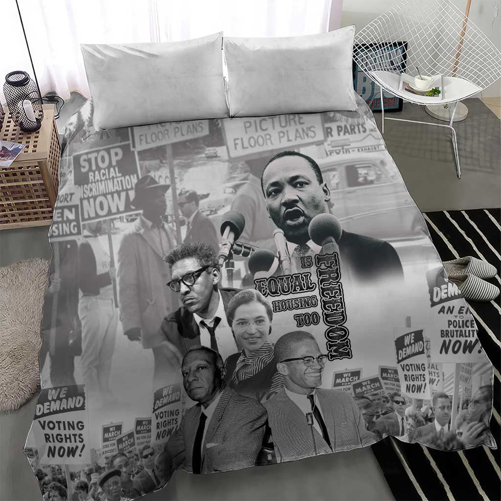 African-American History Month Bedding Set Civil Rights Leaders
