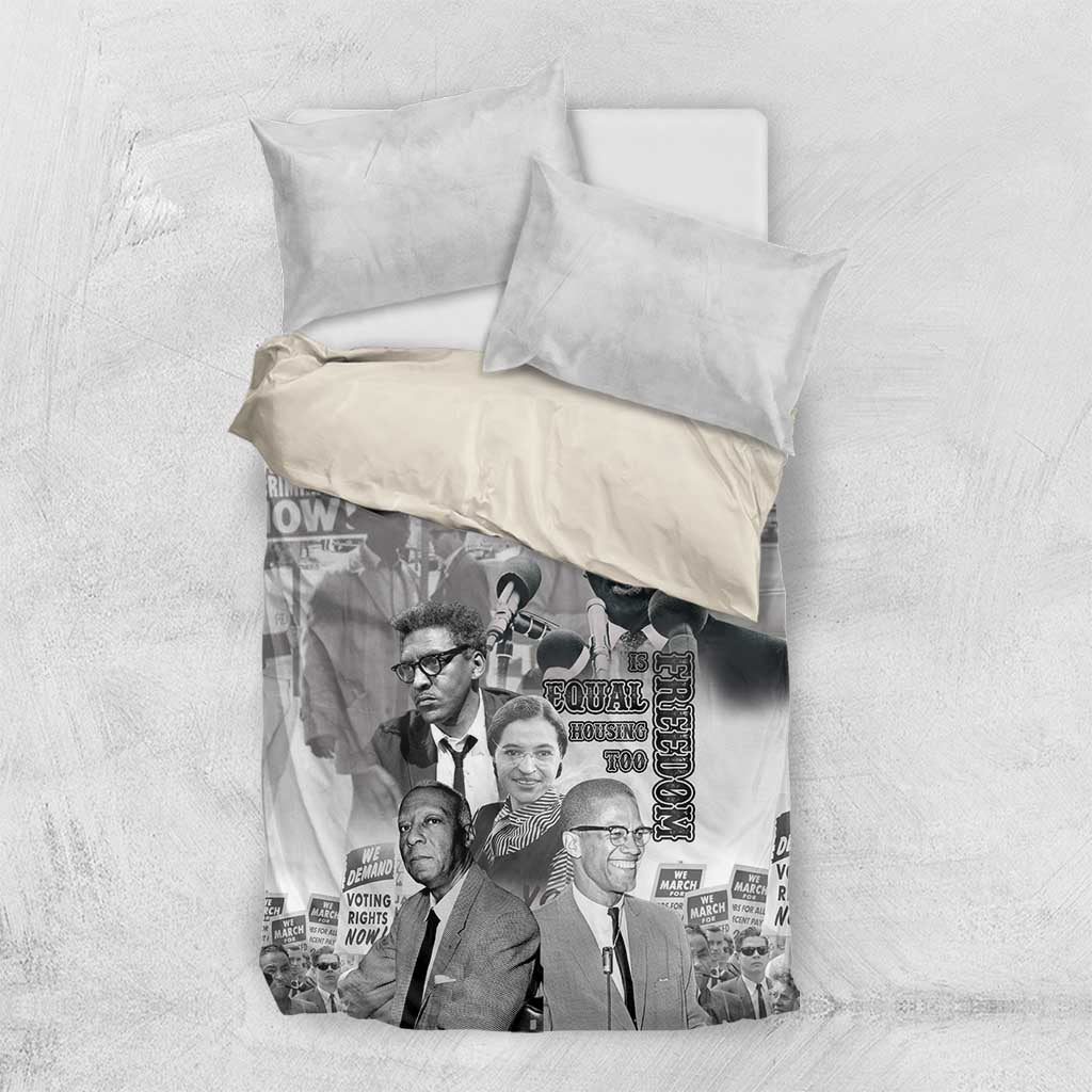 African-American History Month Bedding Set Civil Rights Leaders