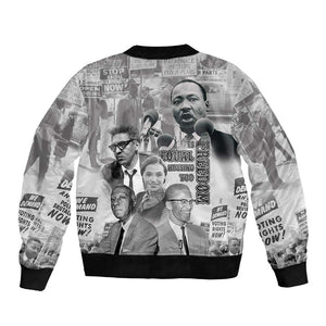 African-American History Month Bomber Jacket Civil Rights Leaders