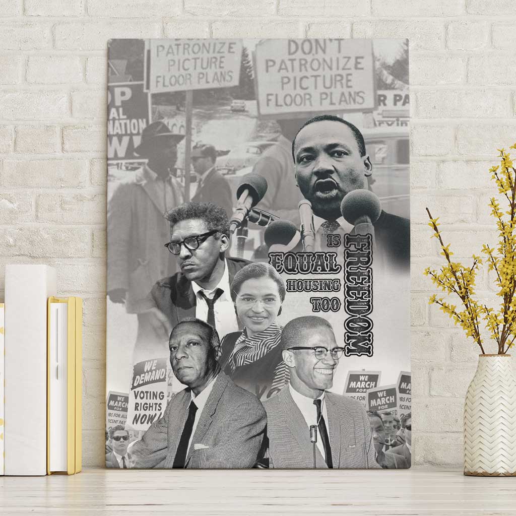 African-American History Month Canvas Wall Art Civil Rights Leaders