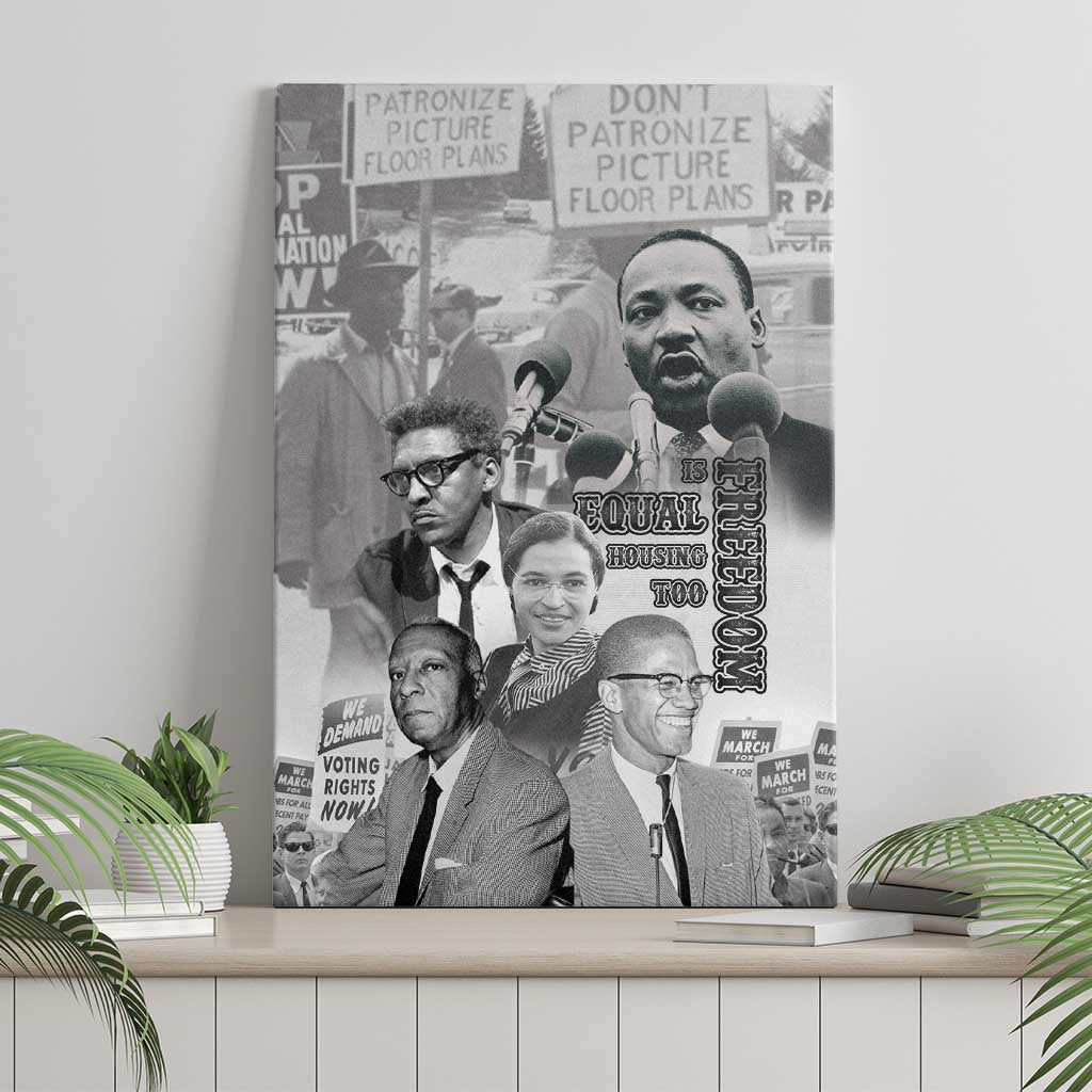 African-American History Month Canvas Wall Art Civil Rights Leaders