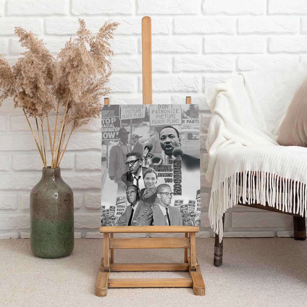African-American History Month Canvas Wall Art Civil Rights Leaders