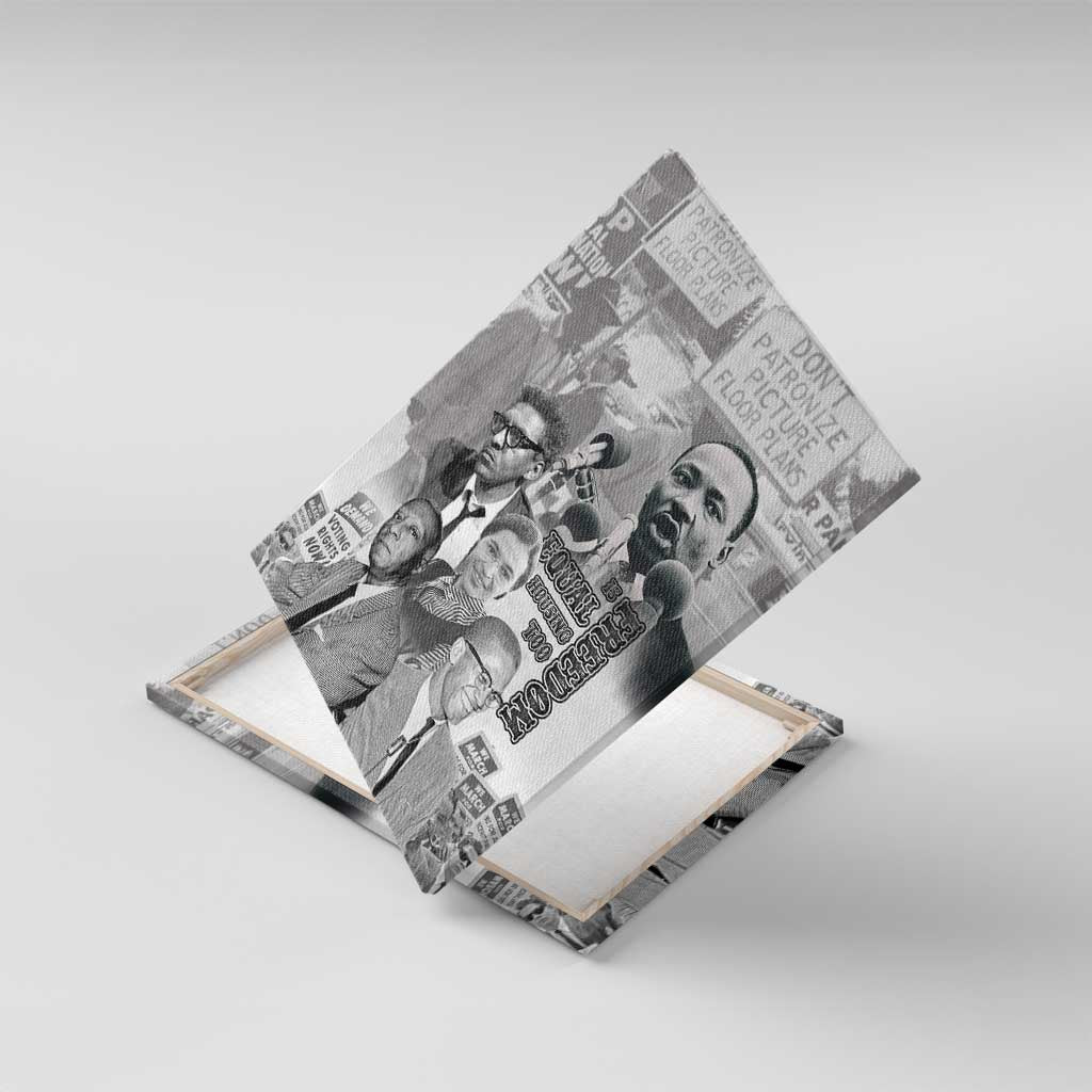 African-American History Month Canvas Wall Art Civil Rights Leaders