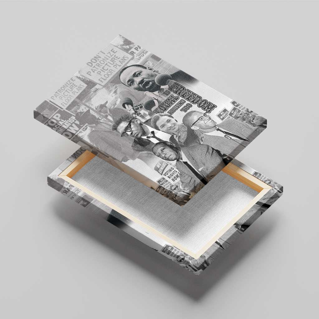 African-American History Month Canvas Wall Art Civil Rights Leaders