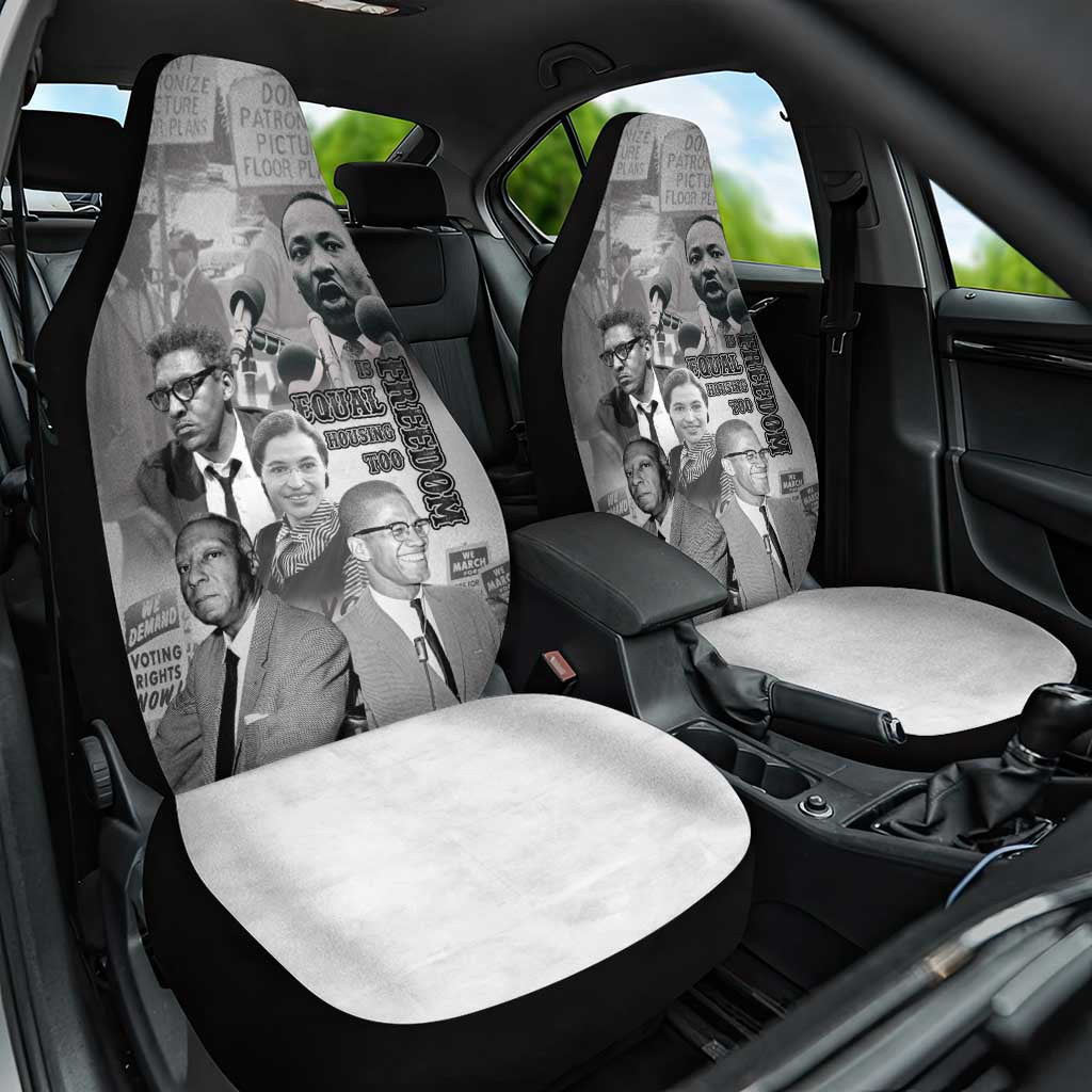 African-American History Month Car Seat Cover Civil Rights Leaders