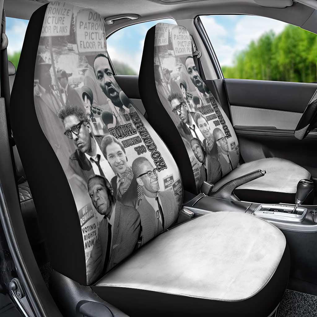African-American History Month Car Seat Cover Civil Rights Leaders