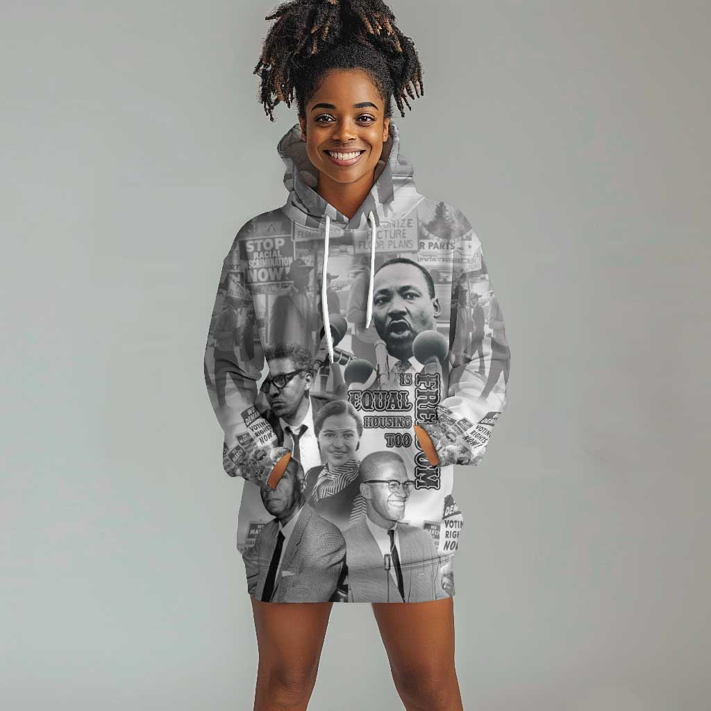 African-American History Month Hoodie Dress Civil Rights Leaders