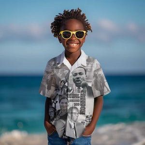 African-American History Month Kid Hawaiian Shirt Civil Rights Leaders