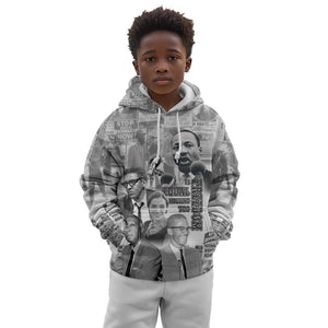 African-American History Month Kid Hoodie Civil Rights Leaders