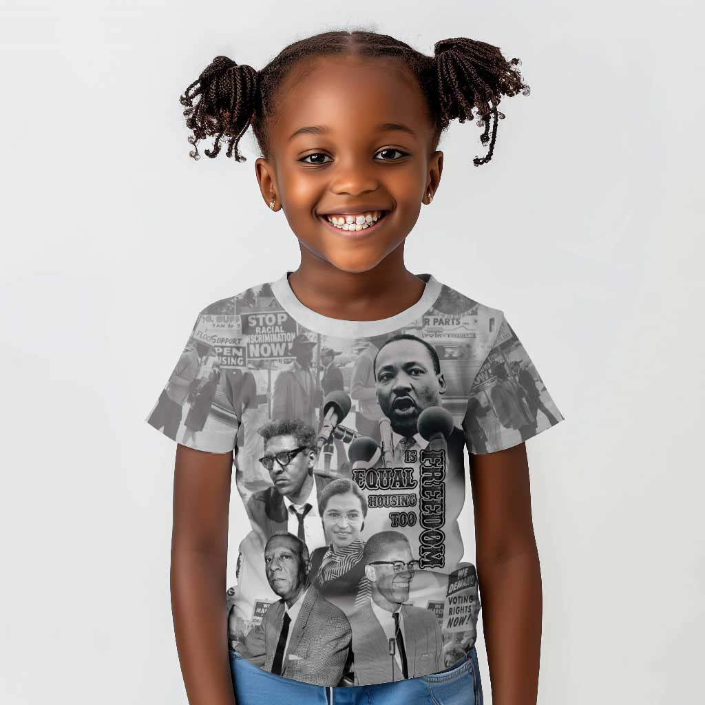 African-American History Month Kid T shirt Civil Rights Leaders