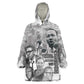 African-American History Month Kid Wearable Blanket Hoodie Civil Rights Leaders