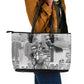African-American History Month Leather Tote Bag Civil Rights Leaders