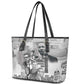 African-American History Month Leather Tote Bag Civil Rights Leaders