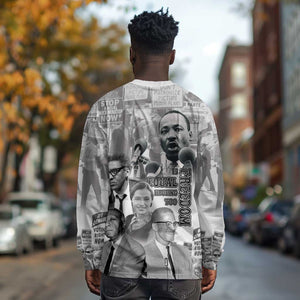 African-American History Month Long Sleeve Shirt Civil Rights Leaders