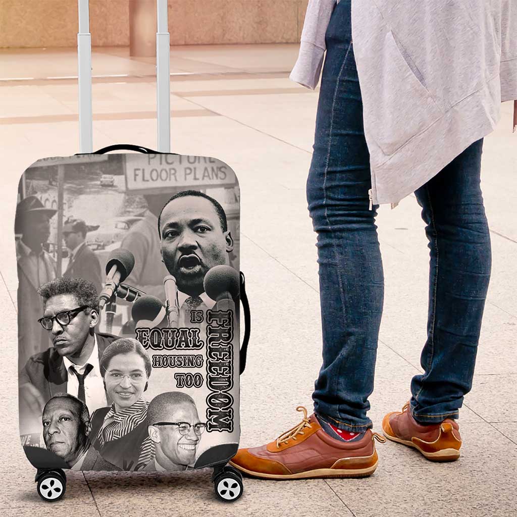 African-American History Month Luggage Cover Civil Rights Leaders