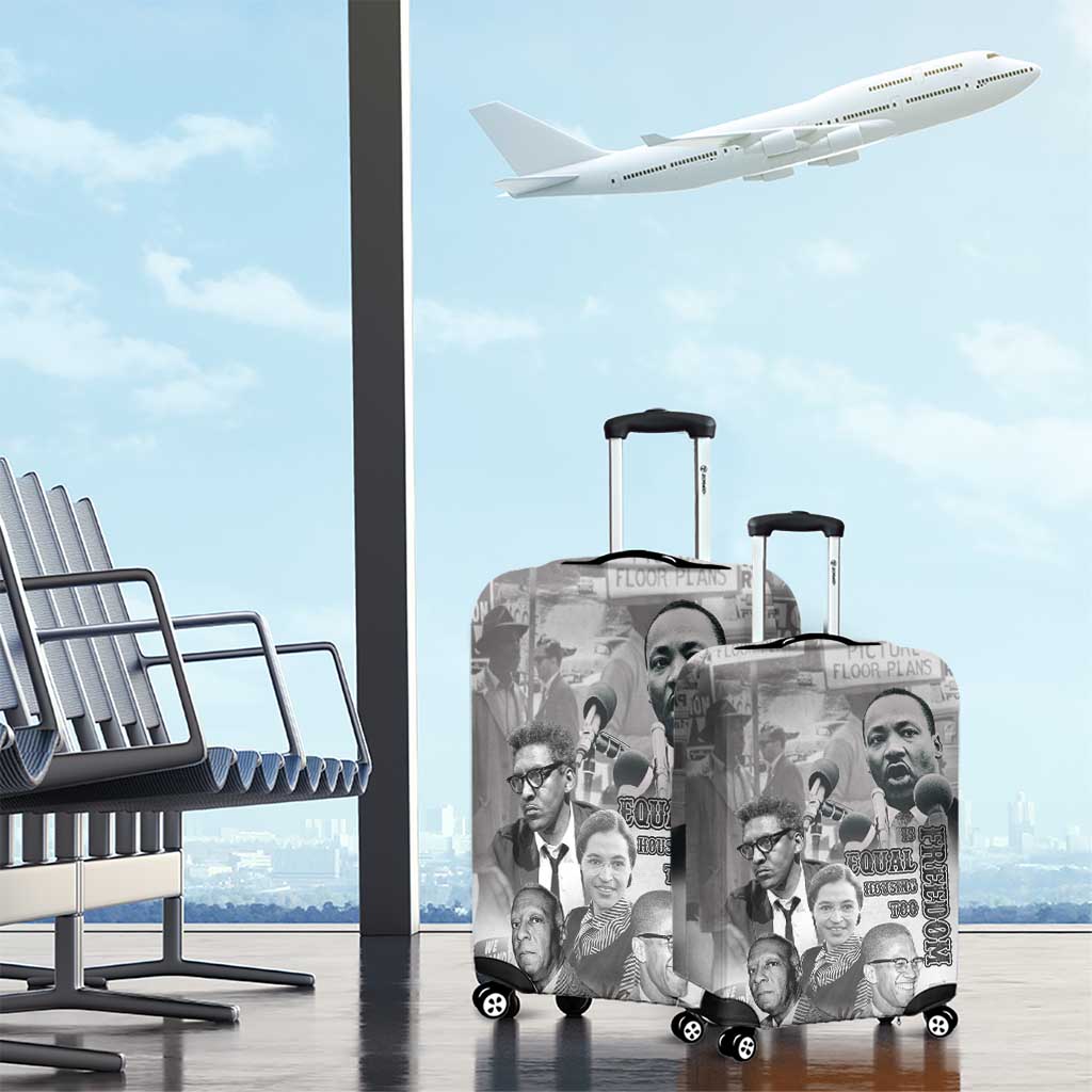 African-American History Month Luggage Cover Civil Rights Leaders