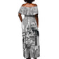 African-American History Month Off Shoulder Maxi Dress Civil Rights Leaders