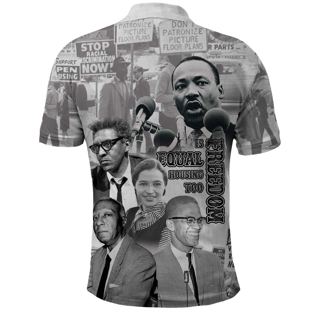 African-American History Month Polo Shirt Civil Rights Leaders