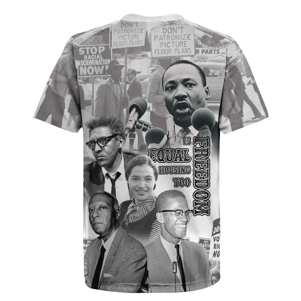 African-American History Month Rugby Jersey Civil Rights Leaders