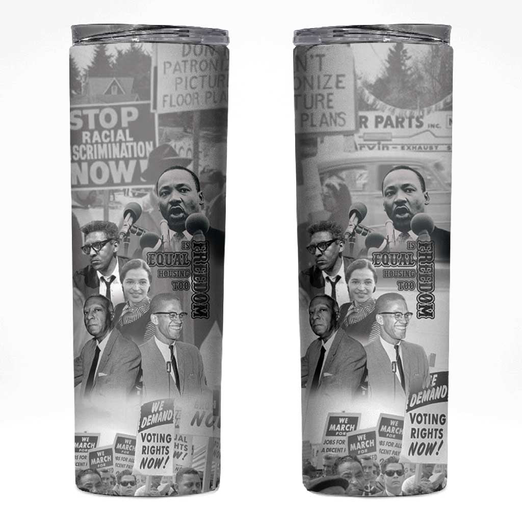 African-American History Month Skinny Tumbler Civil Rights Leaders