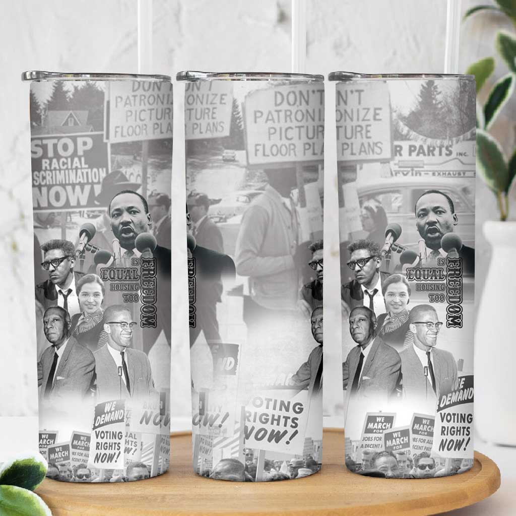 African-American History Month Skinny Tumbler Civil Rights Leaders