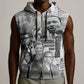 African-American History Month Sleeveless Zip Hoodie Civil Rights Leaders - African Pride