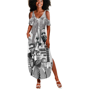 African-American History Month Summer Maxi Dress Civil Rights Leaders