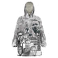African-American History Month Wearable Blanket Hoodie Civil Rights Leaders