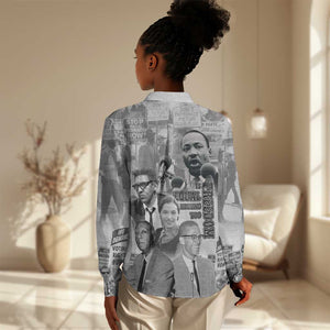 African-American History Month Women Casual Shirt Civil Rights Leaders