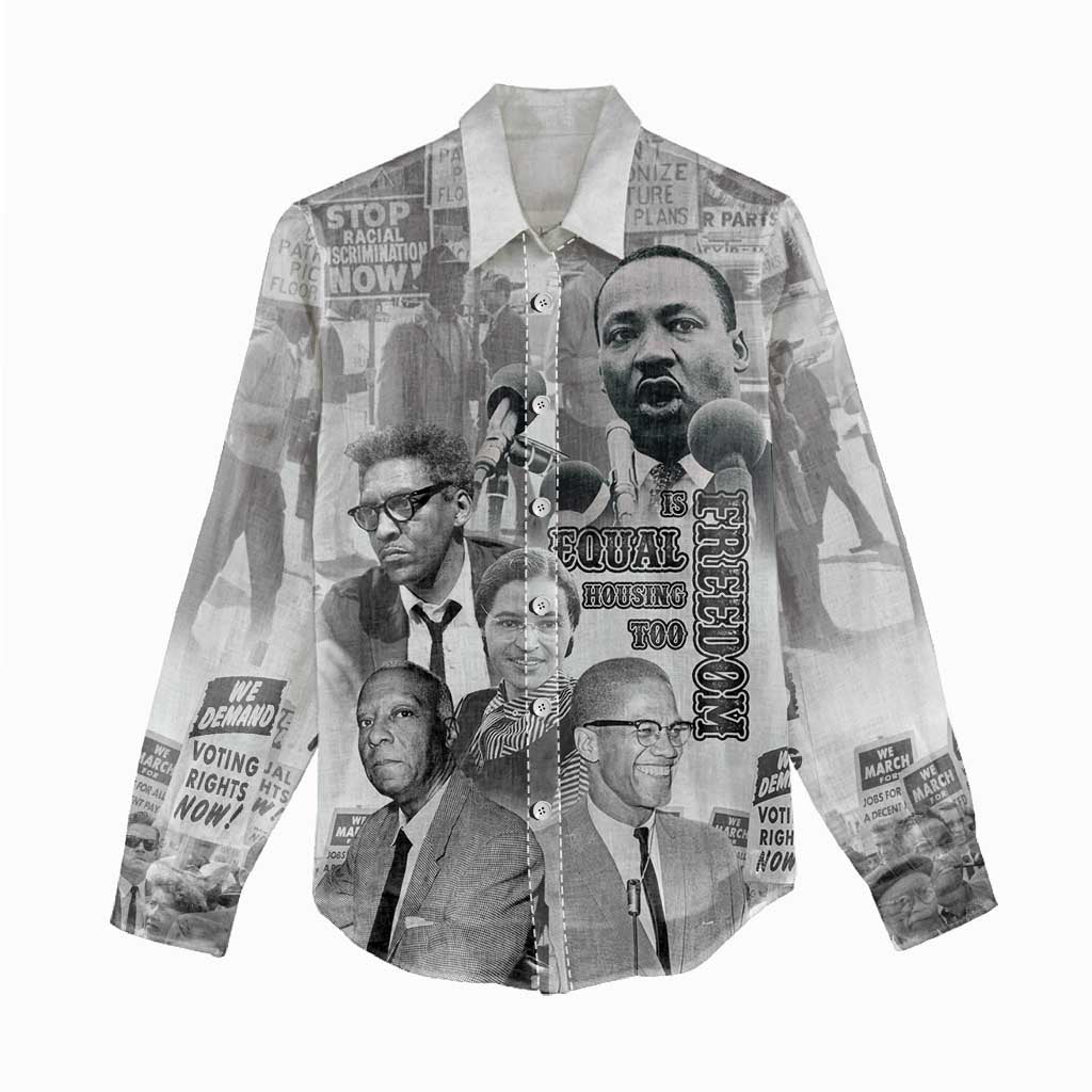 African-American History Month Women Casual Shirt Civil Rights Leaders