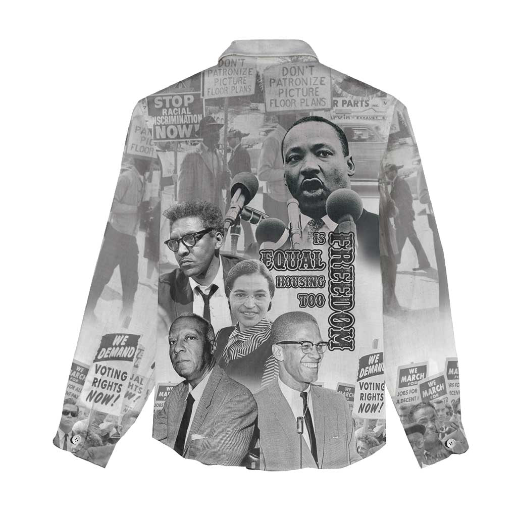 African-American History Month Women Casual Shirt Civil Rights Leaders
