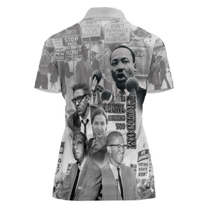 African-American History Month Women Polo Shirt Civil Rights Leaders