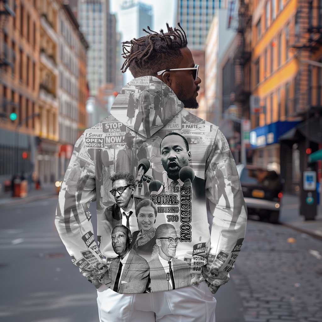 African-American History Month Zip Hoodie Civil Rights Leaders