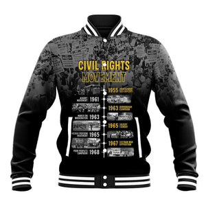 African-American History Month Baseball Jacket Civil Rights Movement