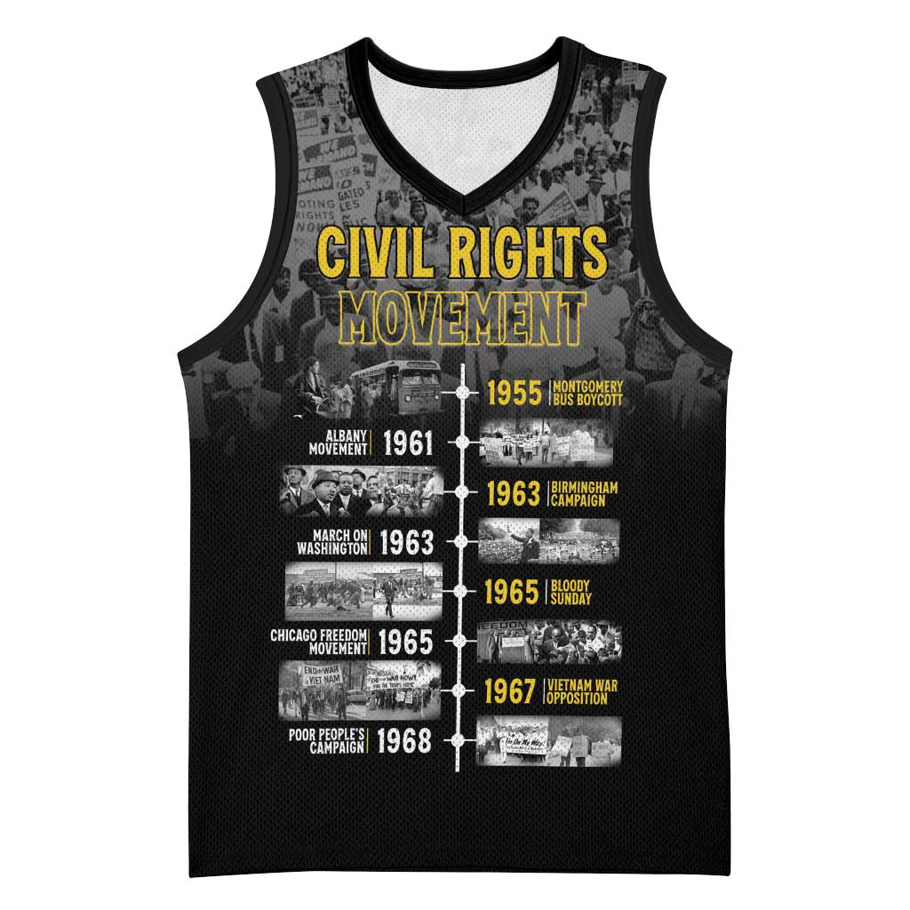 African-American History Month Basketball Jersey Civil Rights Movement - African Pride