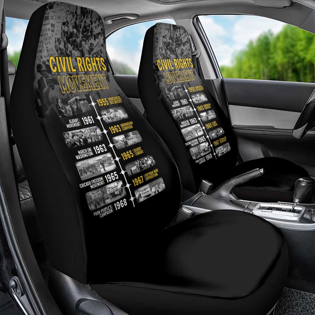 African-American History Month Car Seat Cover Civil Rights Movement