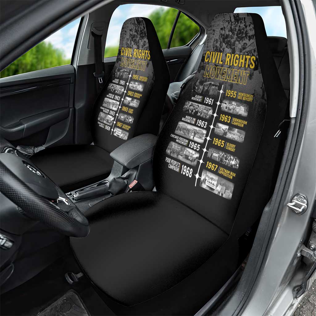 African-American History Month Car Seat Cover Civil Rights Movement