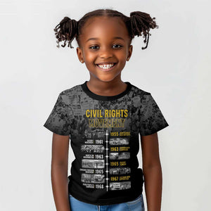 African-American History Month Kid T shirt Civil Rights Movement