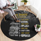African-American History Month Round Carpet Civil Rights Movement