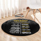 African-American History Month Round Carpet Civil Rights Movement