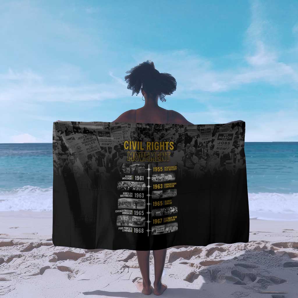 African-American History Month Sarong Civil Rights Movement