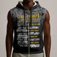 African-American History Month Sleeveless Zip Hoodie Civil Rights Movement - African Pride
